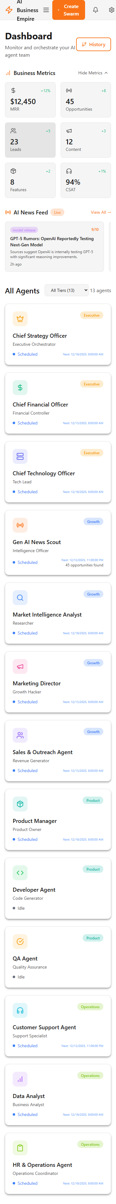 Operational Intelligence Platform screenshot 2