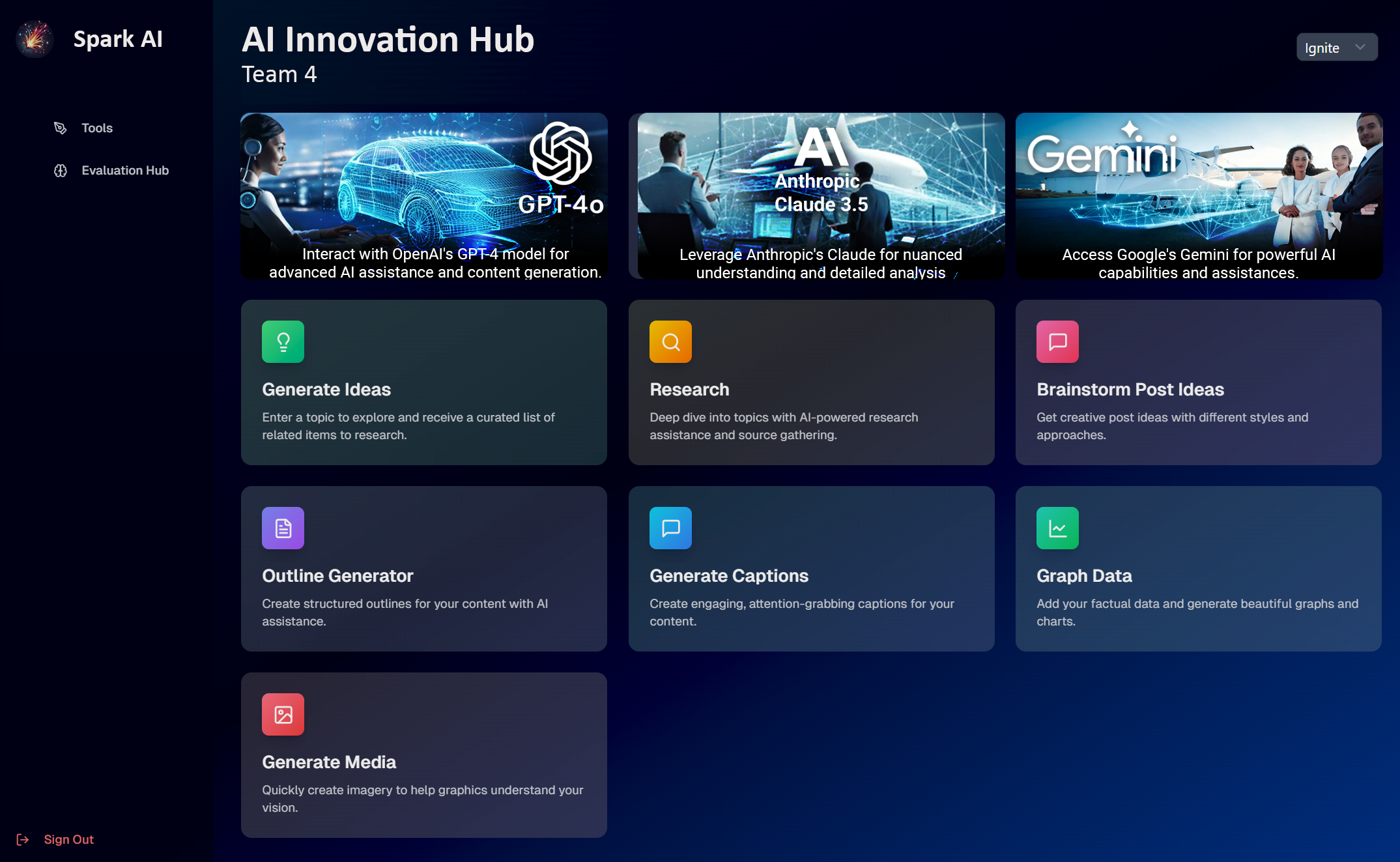 Spark AI Platform screenshot 1
